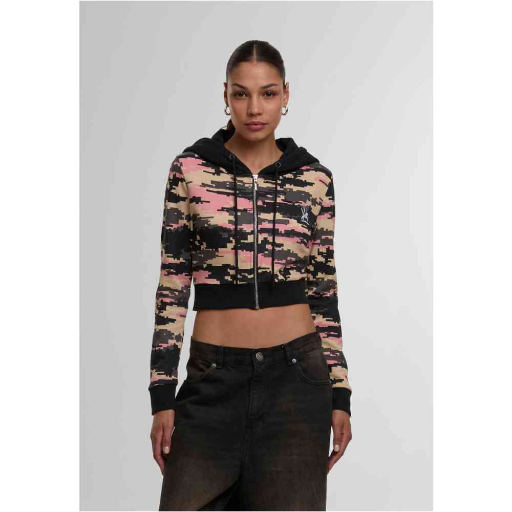 Dangerous DNGRS - Obscure Zip hoodie - Black/Multicolours